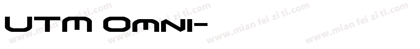 UTM Omni字体转换